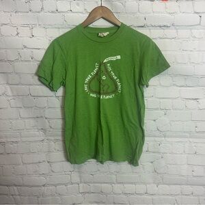 Eco-Conscious Green Short Sleeve Tee